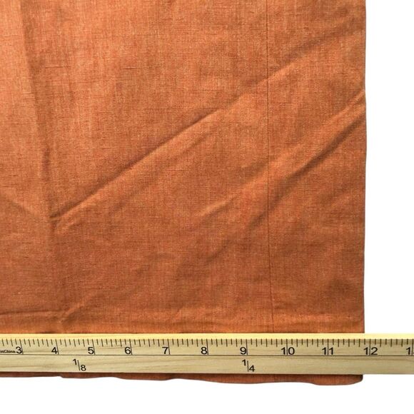 Classiques Entier Pants Women's Size 14 Wide Leg Linen Blend Orange NOS - Picture 4 of 14